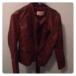 Tan fitted jacket